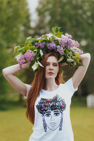 T-SHIRT FLOWER CROWN RADADA