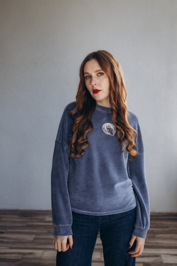 Velvet Sweatshirt OWL
