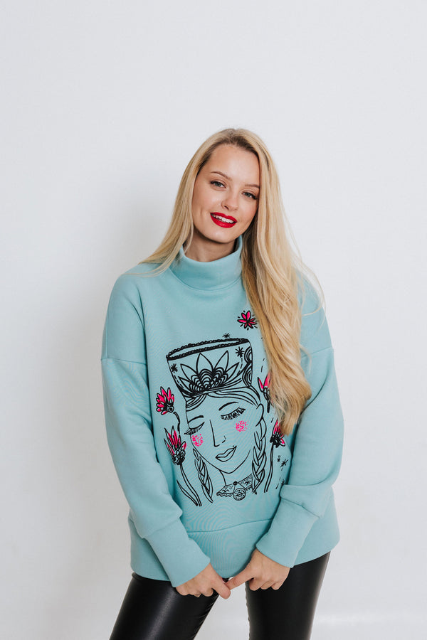 COURLAND GIRL OVERSIZED SWEATSHIRT