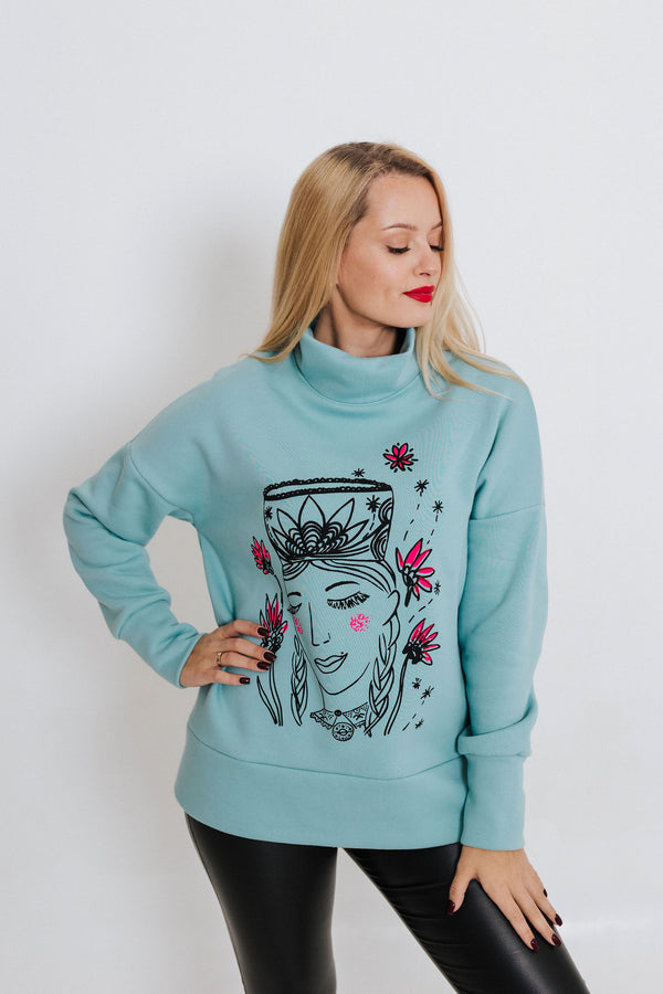 SWEATSHIRT COURLAND GIRL OVERSIZED
