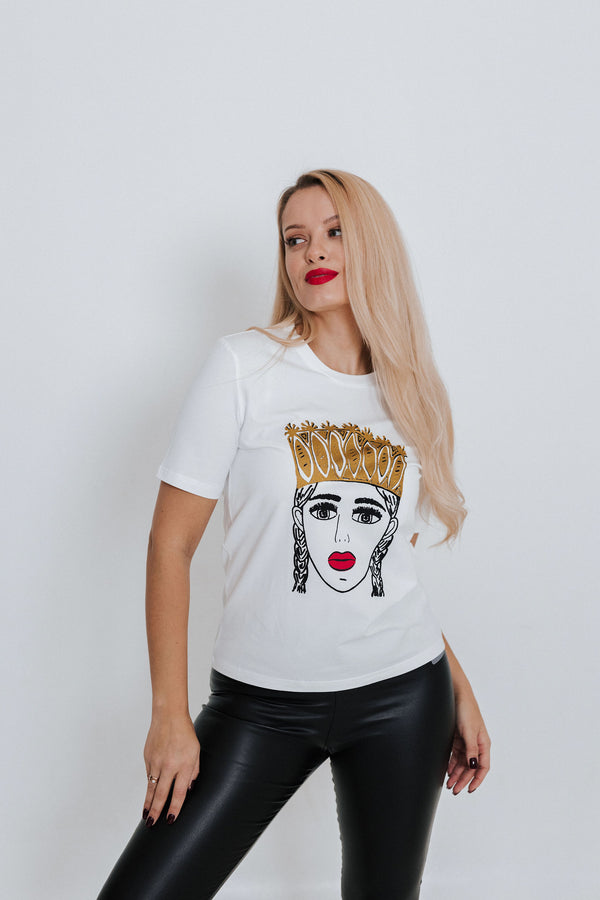 GIRL WITH CROWN T-SHIRT regular