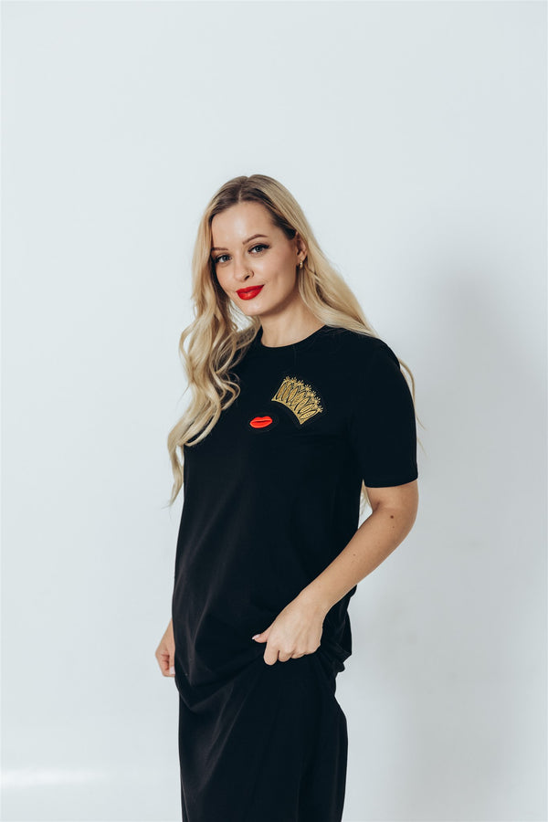 MAXI KLEITA CROWN AND RED LIPS 