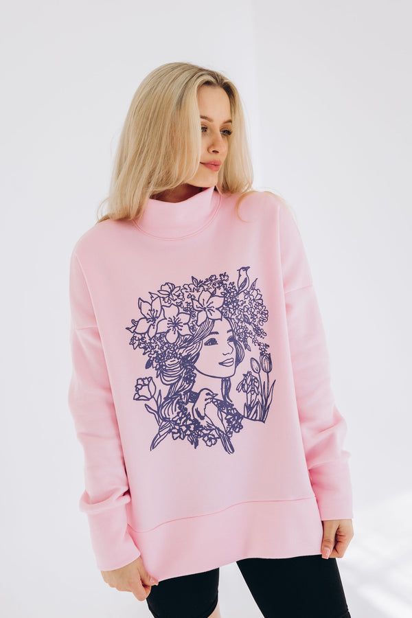 SPRING in my mind OVERSIZED SWEATSHIRT