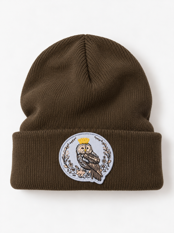 OWL Beanie – Chocolate