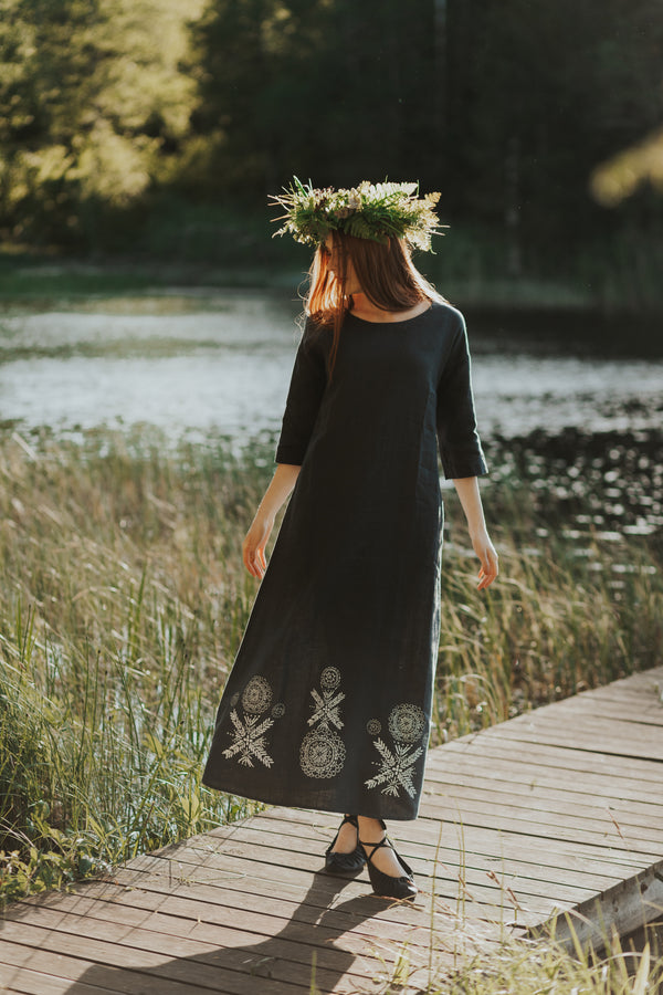 Long Linen Dress RAXTI