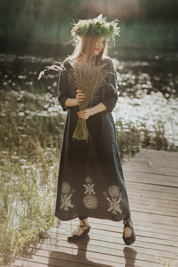 Long Linen Dress RAXTI