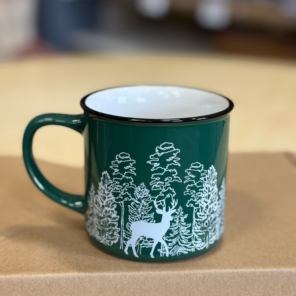 Ceramic Mug with Forest Print