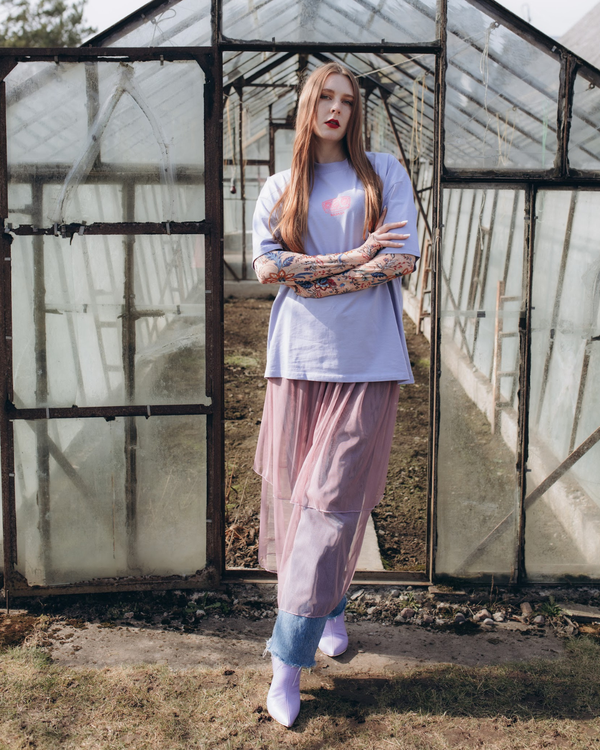 Oversized T-shirt BACK PRINT Candy