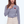 Load image into Gallery viewer, Long Sleeve Striped Top Red Lips Light blue
