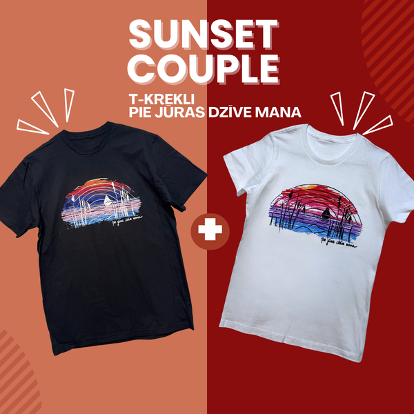 T-SHIRT SET SUNSET COUPLE