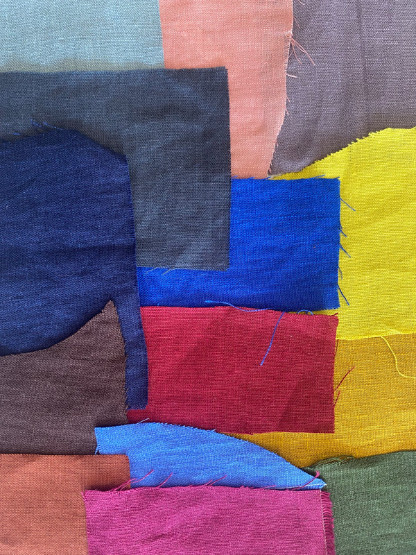 RHOMBUS LINEN DRESS