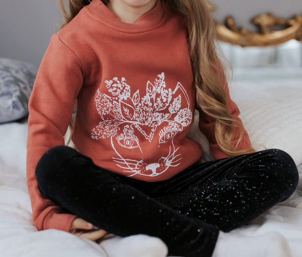 THE FLOWER CAT SWEATSHIRT