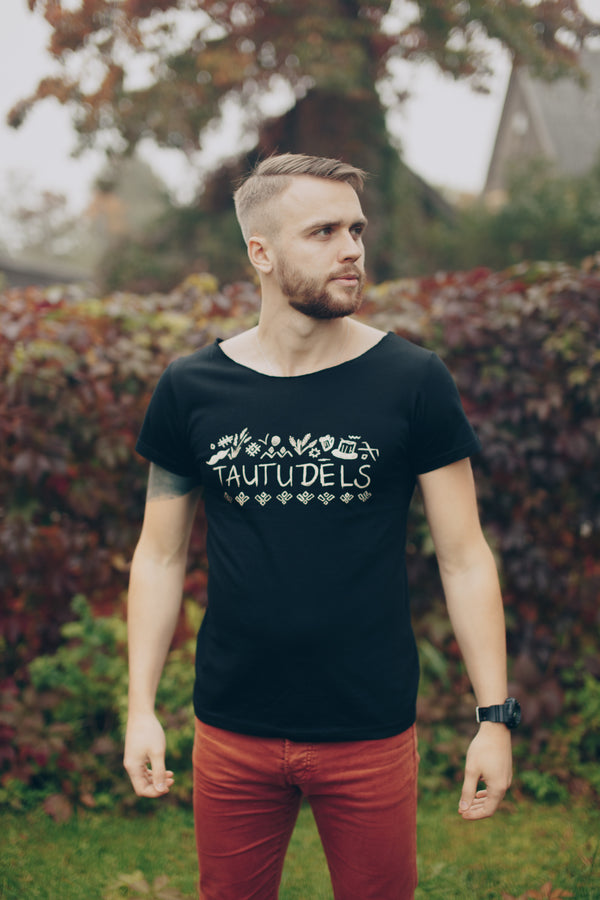 TAUTUDĒLS FOLK SON MEN'S T-SHIRT