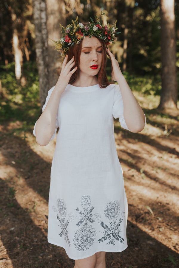 RAXTI LINEN DRESS