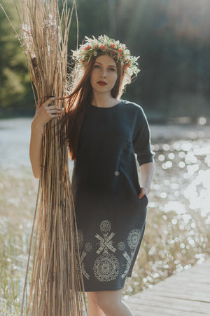 RAXTI LINEN DRESS