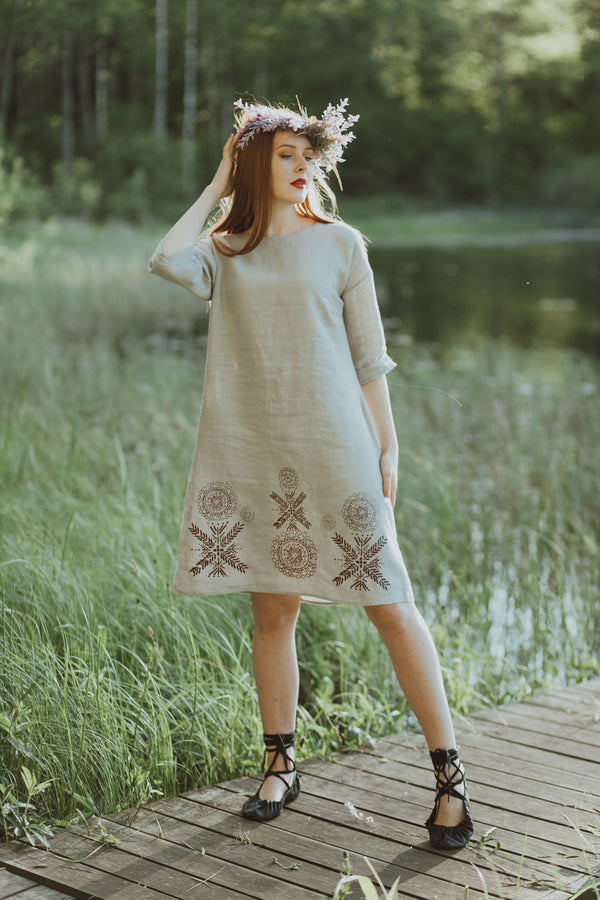 RAXTI LINEN DRESS