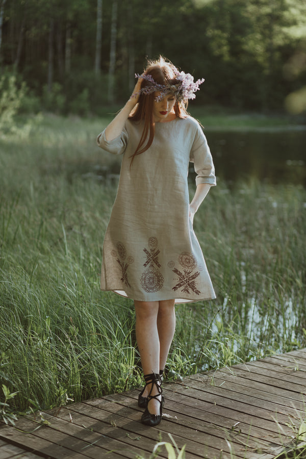 RAXTI LINEN DRESS