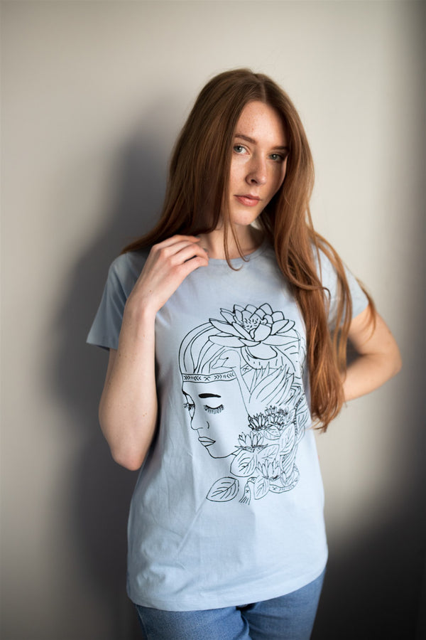 WATER LILLY WOMEN'S COTTON T-SHIRT